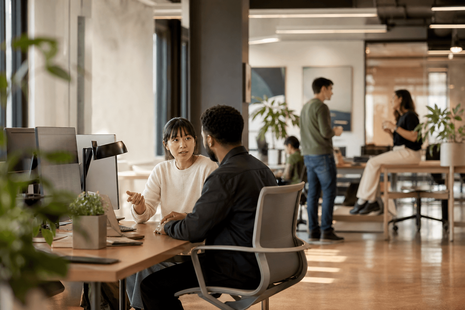 The wider working environment around the operations floor